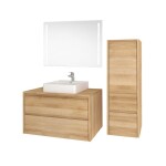 MEREO - Opto, koupelnová skříňka 121 cm, dub Riviera CN923S