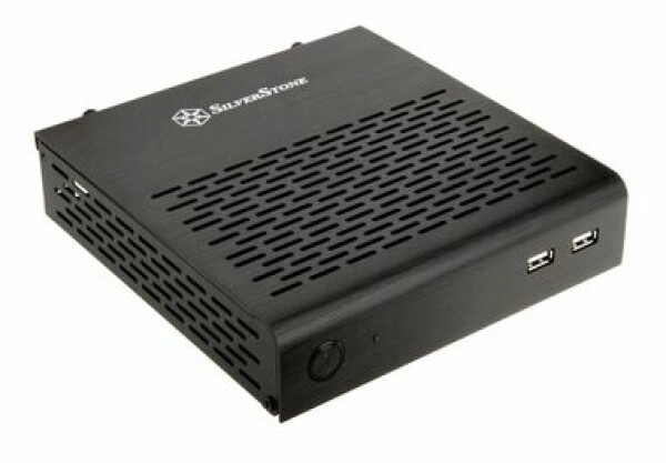 SilverStone SST-PT13B Petit černá / Thin Mini-ITX / 2x USB 2.0 / bez zdroje / VESA 100 (SST-PT13B)