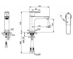 IDEAL STANDARD - Connect Air Umyvadlová baterie Grande Slim, BlueStart, chrom A7016AA