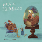 Nástěnný kalendář poznámkový 2027 Notique Chicken Artists, 30 x 30 cm