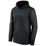 Nike Pánská mikina Miami Marlins MLB 2024 Authentic Practice Therma Hoodie Velikost: 3XL