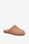 Domácí obuv Pantofle s výšivkou Dámské Inblu EY000028 Camel 39