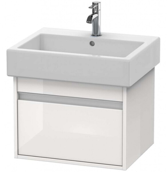 DURAVIT - Ketho Umyvadlová skříňka 41x55x44 cm, 1 zásuvka, lesklá bílá KT668602222