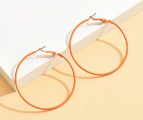 Ptakoviny.cz Náušnice kruhy oranžové