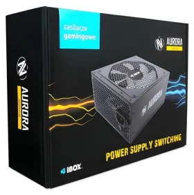 IBox AURORA 700W černá / Zdroj / ATX / 700 W / 20+4 pin (ZIA700W14CMBOX)