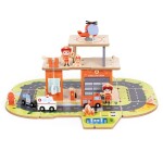 Dřevěná hasičská stanice 2 v 1