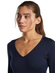 ICEBREAKER Wmns Merino 200 Oasis LS V Neck, Midnight Navy (vzorek) velikost: S