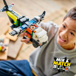 LEGO LEGO® City 60505 Remix: Letadlo, servisní vůz a vznášedlo