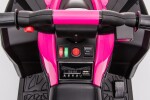 Mamido Dětská elektrická čtyřkolka XC-sport 2x45W růžová