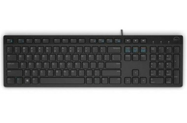 DELL KB-216 RU / Multimediální klávesnice / USB / černá (580-ADGR)