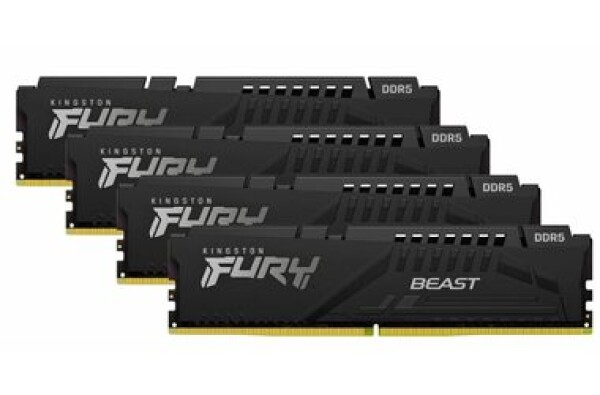 Kingston Fury Beast Black 64GB (4x16GB) DDR5 5600MHz / CL40 / DIMM / XMP (KF556C40BBK4-64)