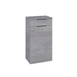 Dřevojas - Nízká skříňka DOS SNDZ 50 - D01 Beton / Úchytka T07 / D01 Beton / Pravé 156190IP