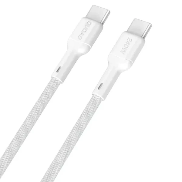 Dudao L9C Max bílá / Datový kabel / USB-C / USB-C / 240W / 2 m