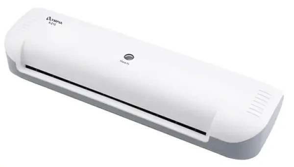 Olympia A 210 bílá / Laminátor / A4 / max. šíře 230 mm / 75–125 mic / 300 mm/min (3149)