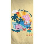 Jerry Fabrics Peppa Pig AYM074567 plážová osuška žlutá 70x140