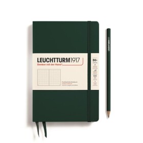 Leuchtturm1917 Zápisník Forest Green Paperback B6+ tečkovaný