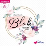 Ditipo 7218001 Handlettering - Krasopsaní, designový blok s citáty, 12 motivů