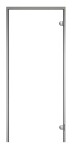 Náhradní hliníkový rám ke dveřím HARVIA ALU, kompletní, šedý