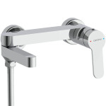 CERANO - Vanová nástěnná baterie Velea s příslušenstvím - chrom CER-605269
