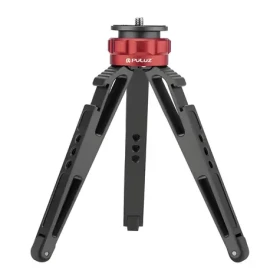 Puluz PU3070GT černá / Stolní stativ / výška 7,5–14,5 cm / hliníková slitina / cold shoe (PU3070GT)