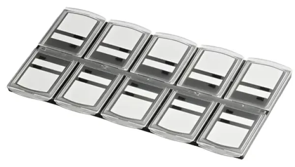 Hama černá, průhledná / Krabička na paměťové karty / 10 karet / polypropylen (95985)