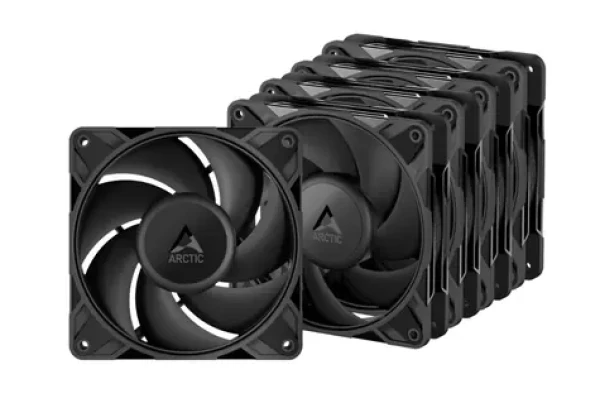 ARCTIC P12 Pro (5ks) černá / 120mm / PWM PST / 600 - 3000 RPM / 77 CFM / 4-pin (ACFAN00307A)