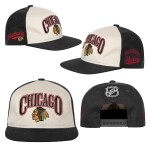 Outerstuff Dětská kšiltovka Chicago Blackhawks NHL Flatbrim Arch Deadstock Snapback