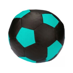 FRONTI Dětský taburet MÍČ 40 cm - černá + mentolová