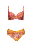 Dvoudílné plavky Paradise S940O22 Self oranžová-fialová