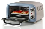 Ariete 3919BL Vintage světle modrá / Elektrická trouba / 800 W / 10 l / až 230°C / 60 min časovač / gril + plech (00C391905AR0)