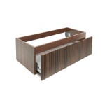 Koupelnová skříňka s umyvadlem SAT Evolution 98x30x44,8 cm ořech mat SATEVO100NAU2 SATEVO100NAU2