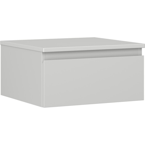 MEXEN/S - Orio koupelnová skříňka pod umyvadlo 50 cm s deskou, 1 šuplík, šedá mat 91A10-05023-1-BFC62