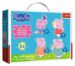 Baby puzzle Prasátko Peppa 4v1 (3,4,5,6 dílků)