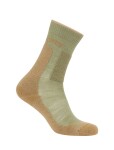 Dámské merino turistické ponožky ICEBREAKER Wmns Hike+ Medium Crew, Lichen/Sand velikost: 38-40 (M)