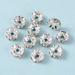 Mosazná rondelka - stříbrná - třída A - ∅ 8 x 3,8 mm - 1 ks