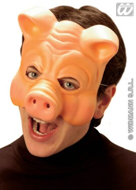 R-Kontakt.cz Polomaska prase - karnevalová maska