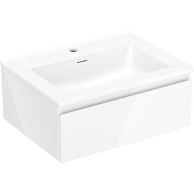 MEXEN/S - Orio koupelnová skříňka 60 cm s umyvadlem Otis, 1 šuplík, bílá lesk 91A10-06023-1-BF00-W18M00