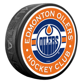 Mustang Puk Edmonton Oilers NHL Stripe Design