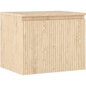 MEXEN/S - Rivel koupelnová skříňka pod umyvadlo 60 cm s deskou, 1 šuplík, reliéf , dub 91A20-06047-1-BFC81