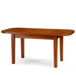STIMA Jídelní stůl MINI FORTE - podnož bílá/černá ROZMĚR: (š/h/v/r) 120 x 85 x 77 cm (+40 cm rozklad)