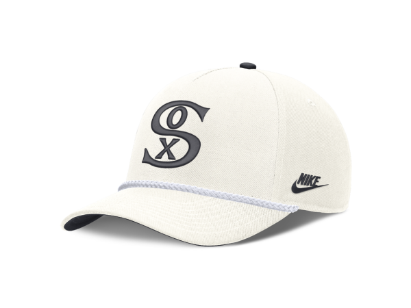 Nike Pánská kšiltovka Chicago White Sox MLB Cooperstown Rise Structured Cap 1976-85 Velikost: S/M
