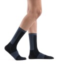 Dámské merino ponožky ICEBREAKER Wmns Run+ Ultralight Crew, Black/Graphite velikost: 41-43 (L)