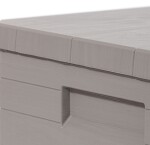 TOOMAX WOODYS zahradní plastový úložný box 90 L - světle šedá