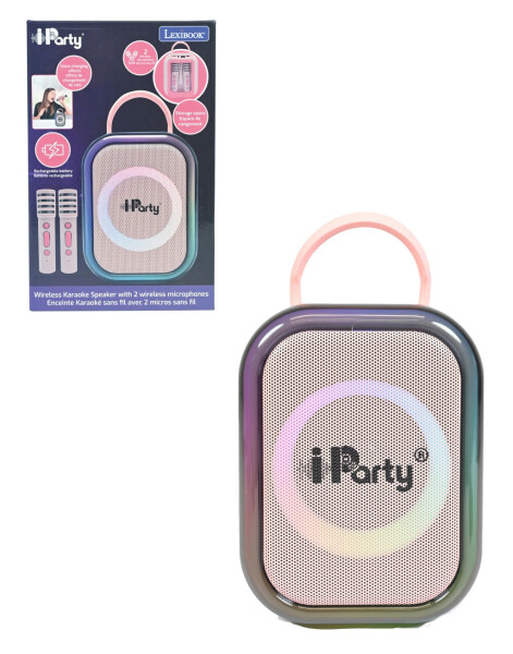 Lexibook dobíjecí karaoke reproduktor se 2 mikrofony - Alltoys Lexibook