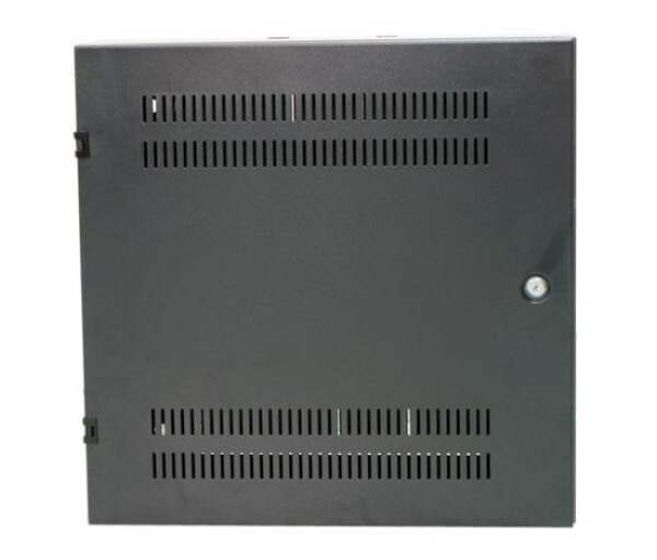 XtendLan 19" nástěnný vertikální rozvaděč 2U+4U 540x150, perforované dveře, černý EDF_10102669