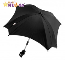 Slunečník, deštník do kočárku Baby Nellys ® - černý