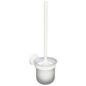 HOPA - WC štetka, miska sklo, 95×360×140 mm - Barva - Bílá KDBE104113014