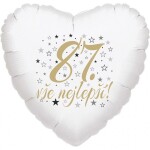 87. narozeniny balónek srdce Balonky.cz 87. narozeniny balónek srdce Balonky.cz