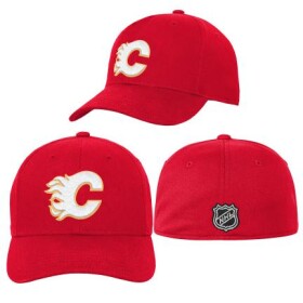 Outerstuff Dětská kšiltovka Calgary Flames NHL Structured Flex