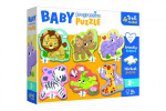 Trefl Puzzle Baby Safari 6v1 (2-6 dílků)